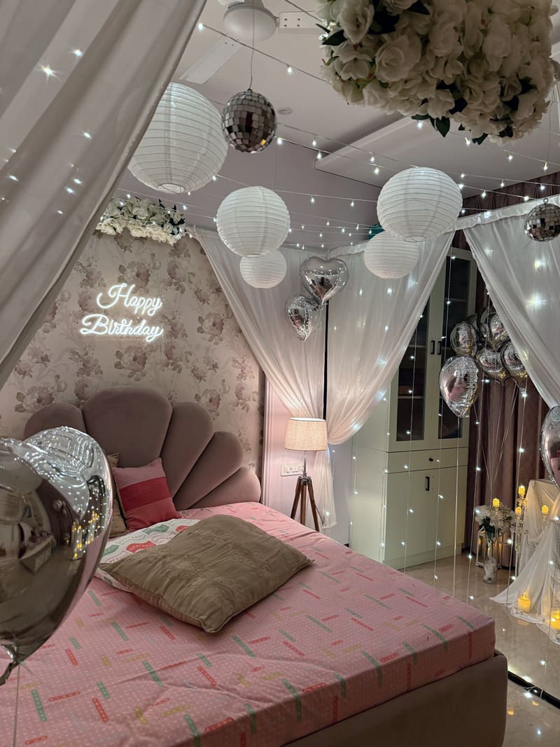 Birthday celebration setup by Cupid Vow, Chandigarh