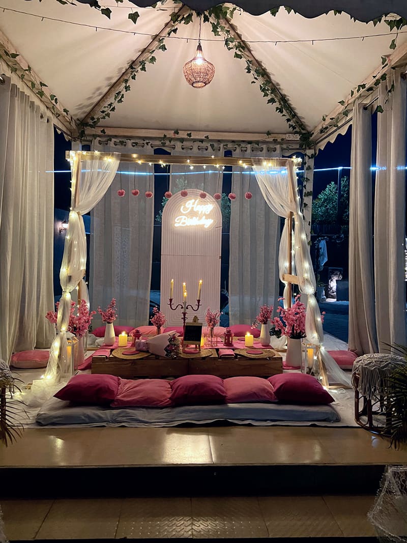 Birthday celebration setup by Cupid Vow, Chandigarh