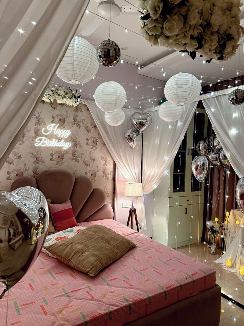 Birthday celebration setup by Cupid Vow, Chandigarh