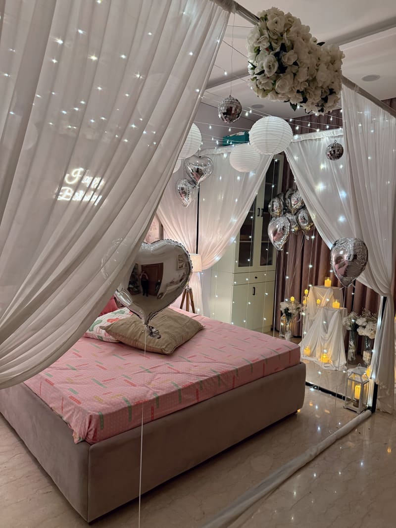 Luxury date night setup by Cupid Vow, Chandigarh